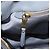 Miu Miu Matelasse Hand Bag Leather 2way Gray Gold Tone - vista 25
