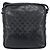 GUCCI GG Implementation Shoulder Bag PVC Black Silver 201448 - vista 2