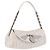 Christian Dior Trotter Canvas Romantic Chain Bag PVC White Silver