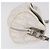 Christian Dior Trotter Canvas Romantic Chain Bag PVC White Silver - vista 3