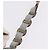 Christian Dior Trotter Canvas Romantic Chain Bag PVC White Silver - vista 9