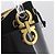 Salvatore Ferragamo Gancini Hand Bag Plastic Clear Gold Tone - vista 17