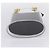 Salvatore Ferragamo Gancini Hand Bag Plastic Clear Gold Tone - vista 5