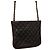 Borsa a tracolla Chanel Uniform in pelle nera matelassé