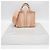Borsa Chloé Woody Small in nylon, Rosa - vista 2
