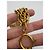 Collana Chanel anni '80 a tripla catena con medaglione e cristalli - vista 10