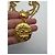 Collana Chanel anni '80 a tripla catena con medaglione e cristalli - vista 4