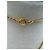 Collana Chanel Lion placcata oro con perla rossa - vista 10