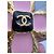Spilla Chanel Vintage Fiore Rosa e Logo CC Dorato - vista 4