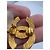 Orecchini a clip Chanel Basket-Weave CC placcati in oro - vista 9