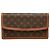Louis Vuitton Brown Monogram Pochette Dame GM