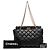 Borsa Chanel Reissue 2.55 in pelle di vitello invecchiata matelassé nera - vista 7