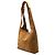Autre Marque Saint Laurent Borsa Hobo Tanger in camoscio marrone - vista 2