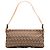 Fendi Brown Zucchino Canvas Pochette
