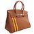 Hermès Brown Togo and Swift Officier Verso Birkin Retourne 30 - vista 11