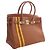 Hermès Brown Togo and Swift Officier Verso Birkin Retourne 30 - vista 12