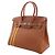 Hermès Brown Togo and Swift Officier Verso Birkin Retourne 30 - vista 13
