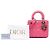 Dior Pink Small Lambskin Cannage My ABCDior Lady Dior - vista 7