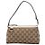 Pochette Gucci Abbey D Ring in tela GG beige