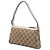 Pochette Gucci Abbey D Ring in tela GG beige - vista 2
