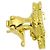 Orecchini Van Cleef & Arpels Alhambra in madreperla e oro giallo 18K - vista 4