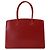 Hermès Borsa tote Hermes Red Lisse Leather Bass PM - vista 3