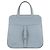 Hermès Borsa Hermes Arzan 25 Verso in Blue Lin Glacier Evercolor