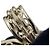 Charm per borsa Chanel Oro Metallo e Strass - vista 6