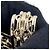Charm per borsa Chanel Oro Metallo e Strass - vista 7