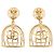 Orecchini a clip placcati oro Chanel