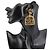 Orecchini a clip placcati oro Chanel - vista 4
