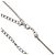 Collar de metal plateado Chanel - vista 5