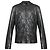 Dolce & Gabbana Lederjacke mit Stehkragen