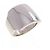Cartier Santos Dumont 18K White Gold Ring Größe 15