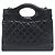 Borsa a tracolla Chanel 31 Line in pelle d'agnello - vista 2