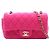 Borsa a tracolla CHANEL Mini Matelasse 20 in tessuto e pelle
