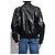Dolce & Gabbana Lederjacke Schwarz - Ansicht 2