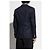 Dolce & Gabbana Blue Linen Double Breasted Blazer - view 2