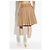 Falda plisada Moncler beige corte en A - vista 2