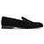 Dolce & Gabbana Loafers aus schwarzer Baumwolle