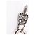 Portachiavi Chrome Hearts Celtic Roller Silver - vista 3