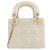 Borsa a tracolla Lady Dior Mini in pelle d'agnello Christian Dior - vista 2