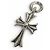 Pendente Chrome Hearts Tiny CH Cross 925