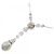 Collana Cartier Dune 750 Oro Bianco Diamante Perla Nera - vista 4