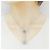 Collana Cartier Dune 750 Oro Bianco Diamante Perla Nera - vista 6