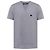 T-shirt de decote em V cinza de algodão Dolce & Gabbana