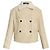 Jacquemus Doppelreihiger Shearling-Mantel
