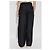 Pantaloni a gamba larga Moncler neri in cotone - vista 2