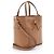 Borsa a Secchiello Piccola Tory Burch Leather Block T - vista 2