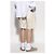 Pantaloncini Cargo in Cotone Dolce & Gabbana Crema - vista 2